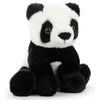 Peluche panda BARRADO blanco y negro sentado