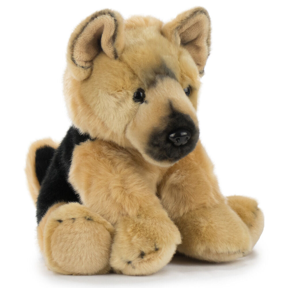 Peluche de cachorro Pastor Alemán BARRADO de 24 cm