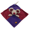Mantita doudou FC Barcelona granate y azul con ratoncito