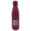 Botella granate de 500 ml con escudo del FC Barcelona