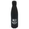 Botella negra de 500 ml con escudo del FC Barcelona