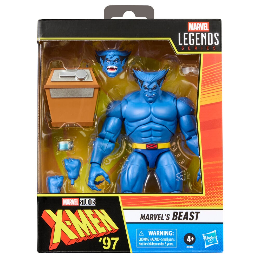 Figura articulada de Beast de X-Men '97 con accesorios