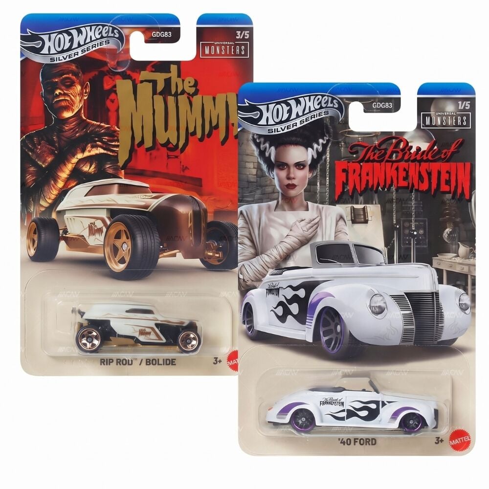 Coches Hot Wheels Entertainment 1:64 de Universal Monsters