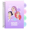 Cuaderno A5 SAFTA Kpop Demon Hunters con diseño chibi lila