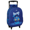 Trolley escolar azul 3D de Derpy KPop Demon Hunters