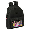 Mochila negra SAFTA Saja Boys de Kpop Demon Hunters