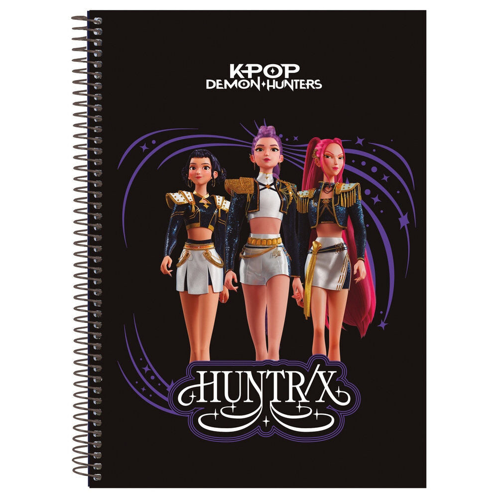 Cuaderno A5 Kpop Demon Hunters SAFTA con personajes HUNTR/X