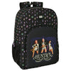 Mochila SAFTA KPop Demon Hunters negra con diseño HUNTR/X