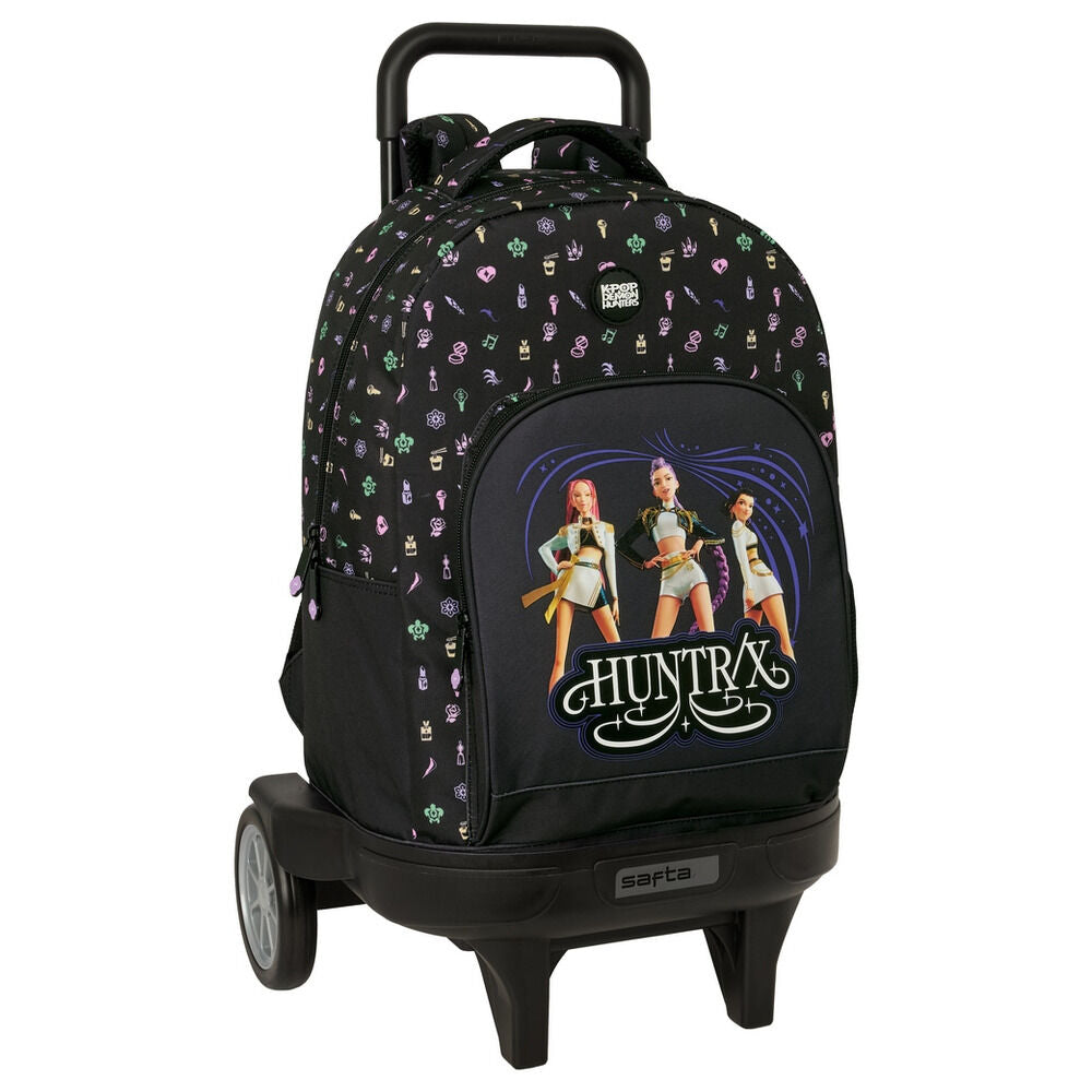 Trolley SAFTA negro de KPop Demon Hunters con diseño Huntrix