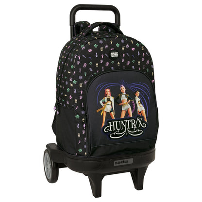 Trolley SAFTA negro de KPop Demon Hunters con diseño Huntrix