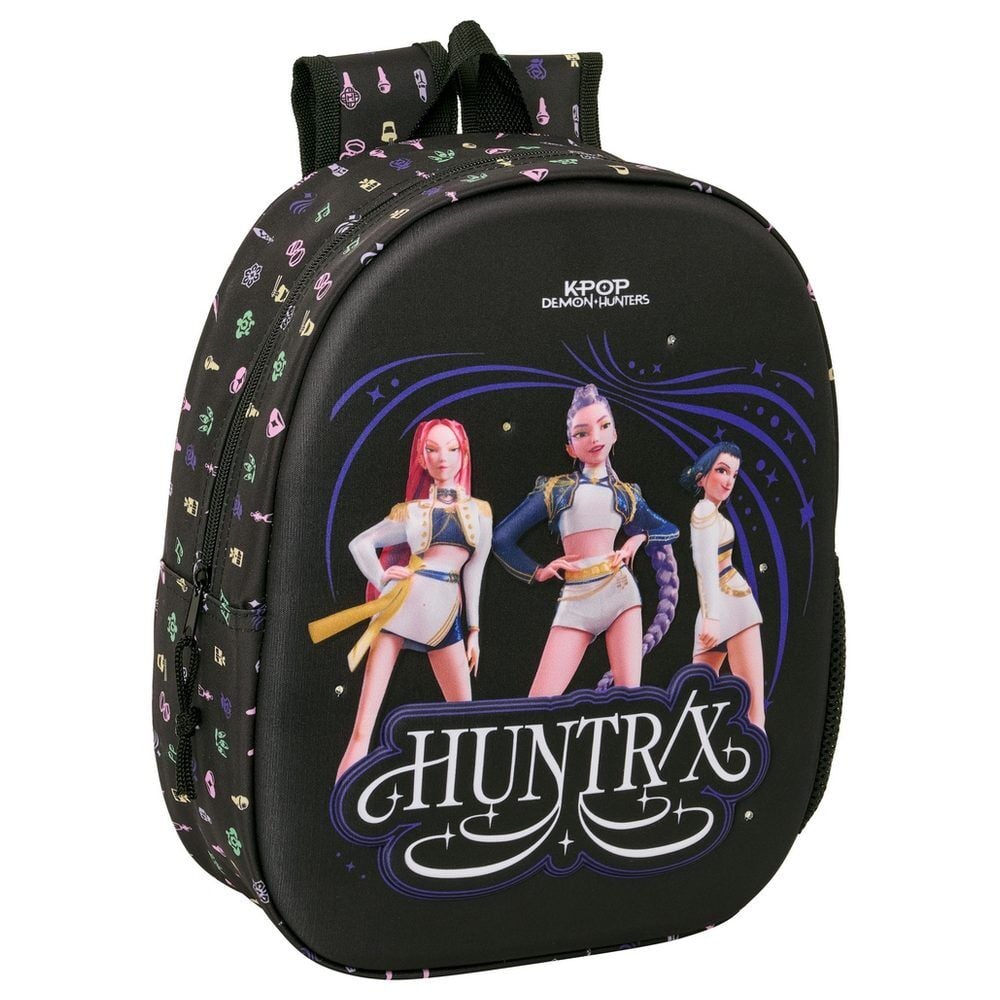 Mochila SAFTA Kpop Demon Hunters 3D con diseño HUNTRIX