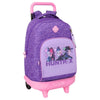 Trolley SAFTA morado y rosa de KPop Demon Hunters con diseño Huntrix