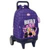 Trolley SAFTA HUNTRIX de Kpop Demon Hunters morado con carro