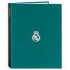 Carpeta SAFTA Real Madrid verde con cuatro anillas
