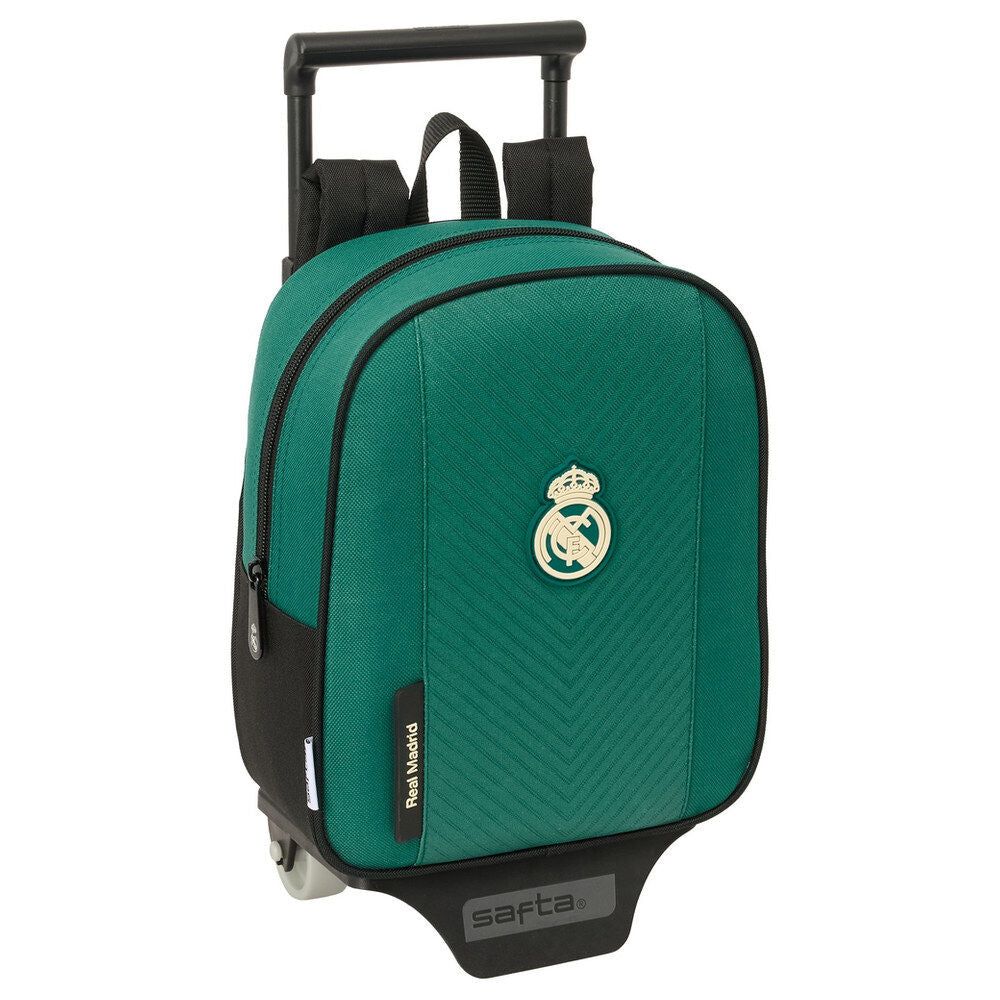 Trolley Real Madrid SAFTA verde y negro de 27 cm