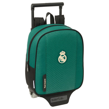 Trolley Real Madrid SAFTA verde y negro de 27 cm