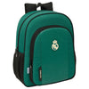 Mochila Real Madrid SAFTA verde de 38 cm con bolsillo frontal