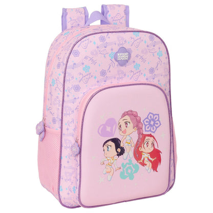 Mochila rosa Chibi K-Pop Demon Hunters de 42 cm