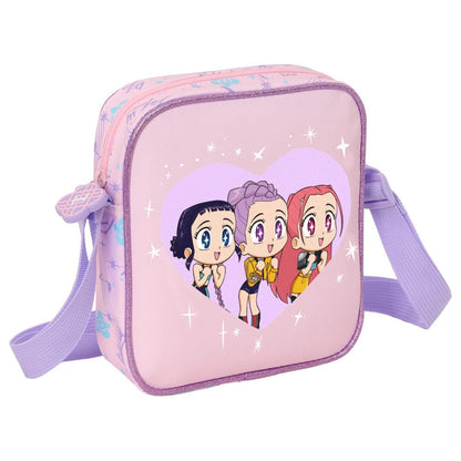 Bolso bandolera rosa Chibi Kpop Demon Hunters de SAFTA