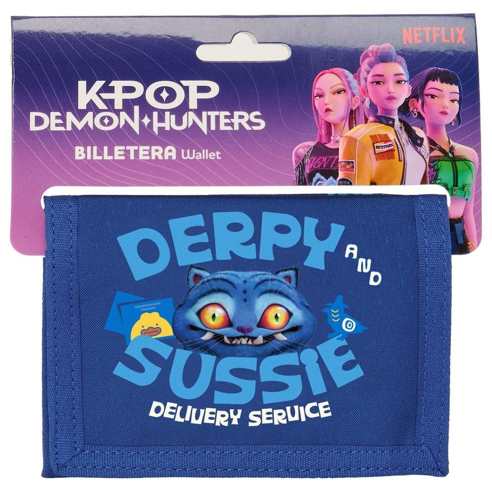 Cartera azul de Derpy de KPop Demon Hunters