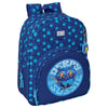 Mochila azul Derpy de KPop Demon Hunters con bolsillo frontal