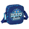 Bandolera azul Derpy de Kpop Demon Hunters con correa ajustable