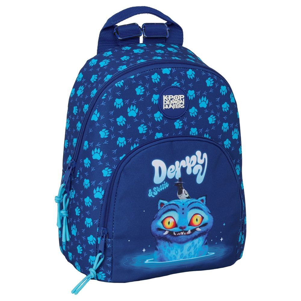 Mochila azul SAFTA de Derpy Kpop Demon Hunters