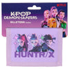 Cartera morada HUNTRIX de Kpop Demon Hunters
