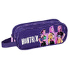 Portatodo doble morado HUNTR/X de KPop Demon Hunters con asa lateral