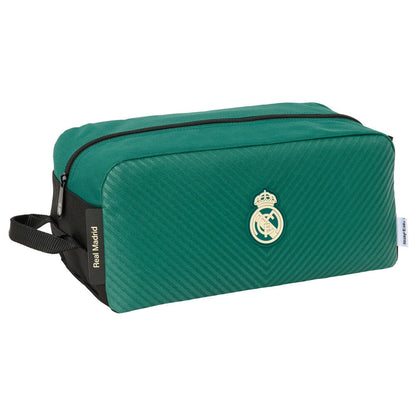 Zapatillero verde Real Madrid SAFTA con asa lateral