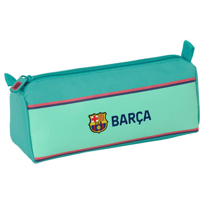 Portatodo F.C. Barcelona SAFTA turquesa con escudo y cremallera