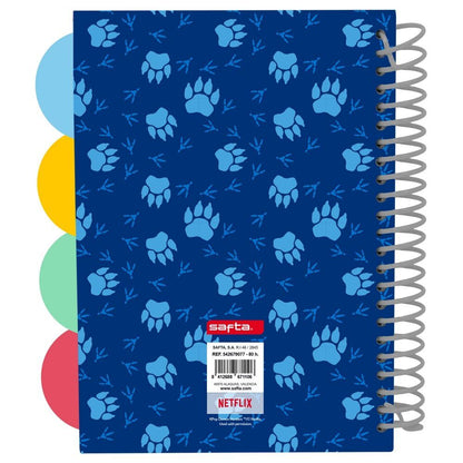 Cuaderno A5 Derpy Tiger de KPop Demon Hunters en azul - 2