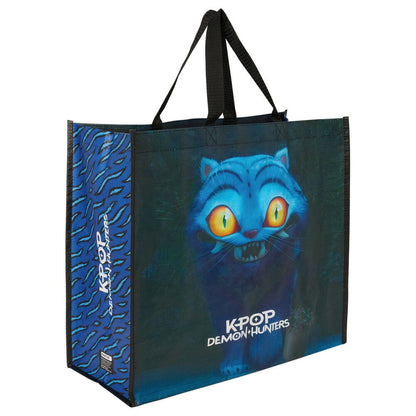 Bolsa shopping Derpy Kpop Demon Hunters con gato azul - 2