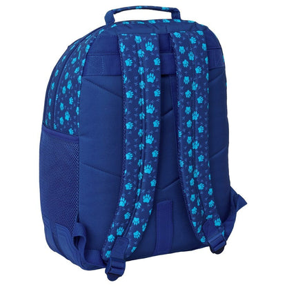 Mochila azul Derpy de Kpop Demon Hunters con estampado de huellas - 2