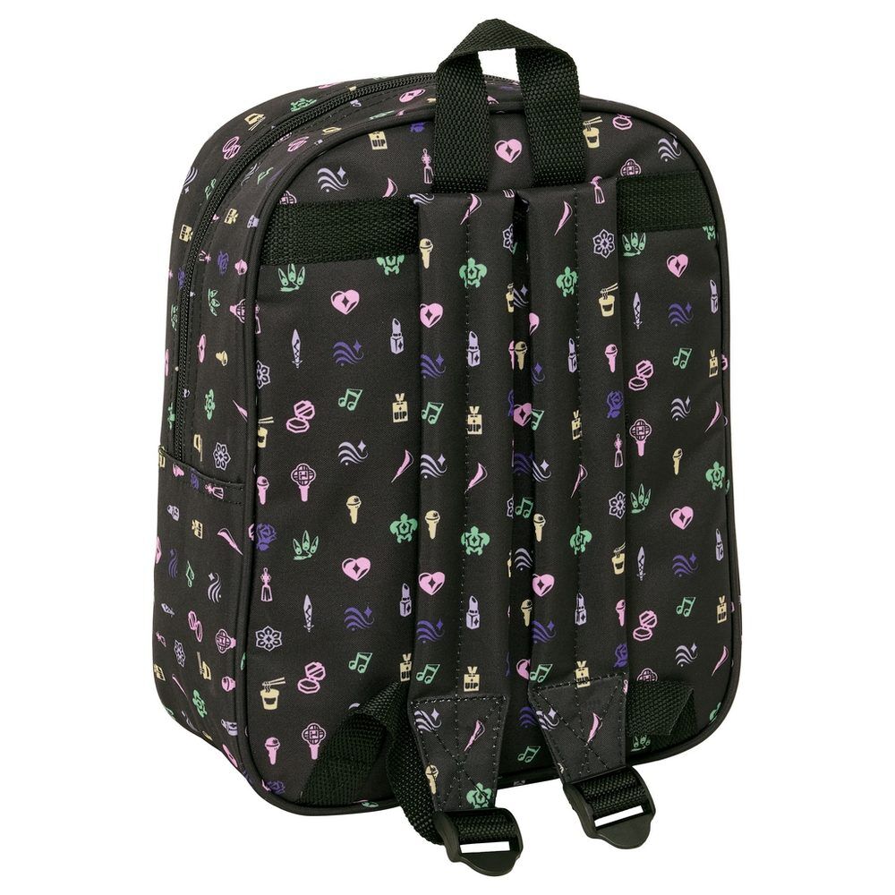 Mochila SAFTA Kpop Demon Hunters HUNTRIX negra de 27 cm - 2