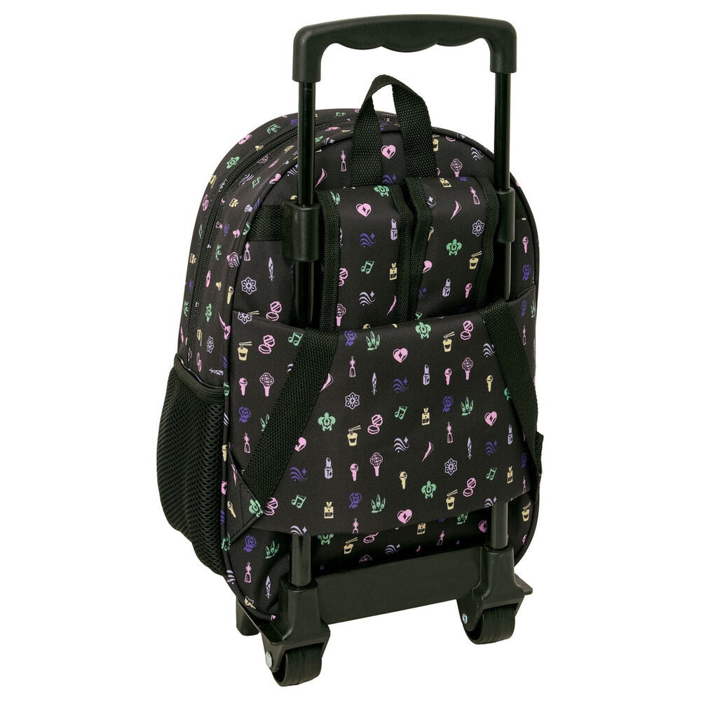Trolley negro Kpop Demon Hunters con diseño 3D de Huntrix - 2