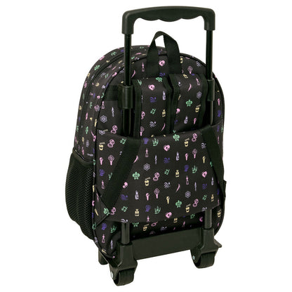 Trolley negro Kpop Demon Hunters con diseño 3D de Huntrix - 2