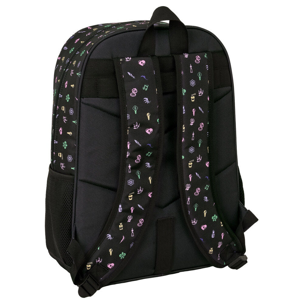 Mochila SAFTA KPop Demon Hunters negra con diseño HUNTR/X - 2