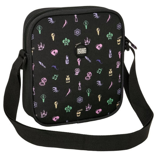 Bolso bandolera negro Sound de Kpop Demon Hunters con personajes HUNTR/X - 2