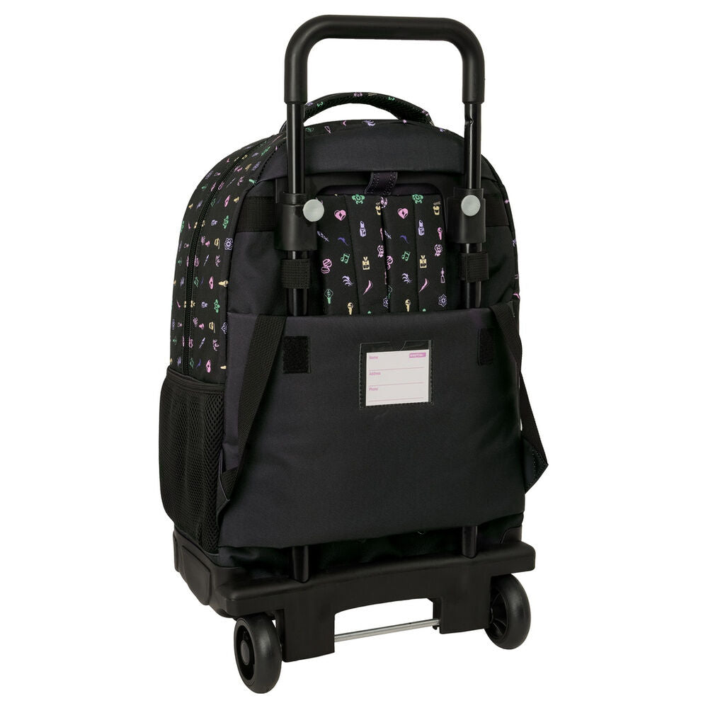 Trolley mochila SAFTA negro de Kpop Demon Hunters con diseño HUNTRIX - 2