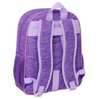 Mochila morada SAFTA de KPop Demon Hunters con estampado HUNTRIX - 2