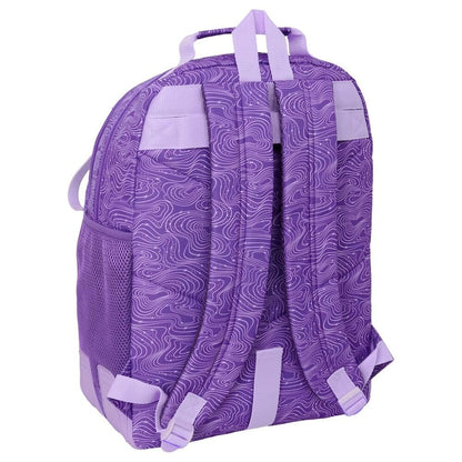 Mochila morada SAFTA Kpop Demon Hunters con personajes HUNTR/X - 2