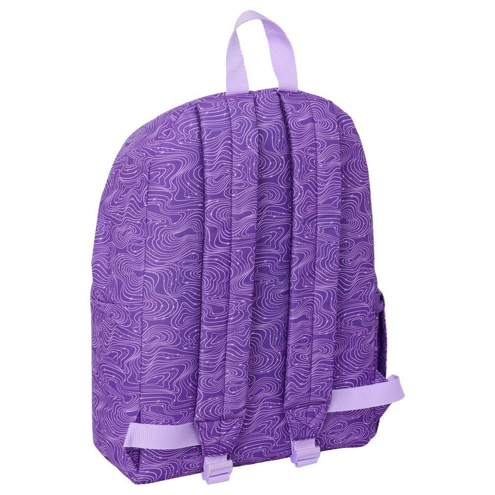 Mochila morada SAFTA Kpop Demon Hunters con diseño de Huntrix - 2