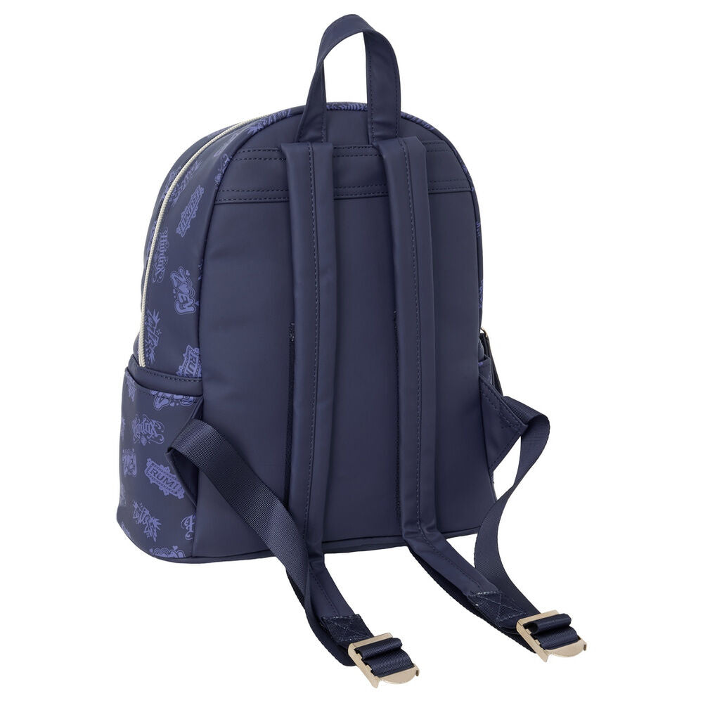 Mochila SAFTA Kpop Demon Hunters azul marino con personajes - 2
