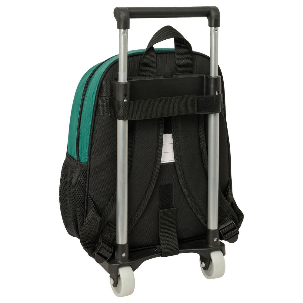 Trolley mochila Real Madrid SAFTA verde y negro de 34 cm - 2