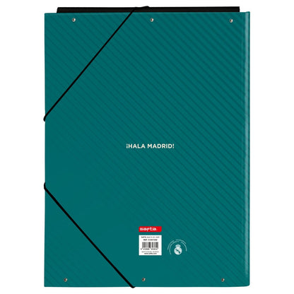 Carpeta de 3 solapas Real Madrid SAFTA en verde azulado - 2