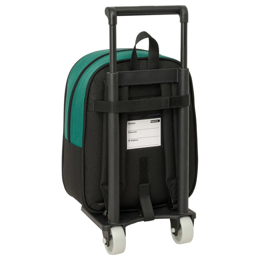 Trolley Real Madrid SAFTA verde y negro de 27 cm - 2