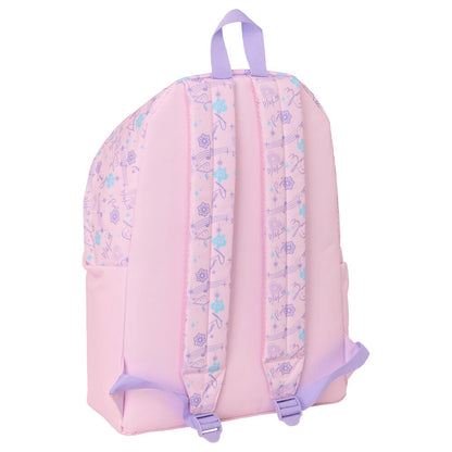 Mochila rosa SAFTA Chibi Kpop Demon Hunters con personajes estampados - 2