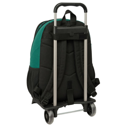 Trolley mochila verde Real Madrid SAFTA con ruedas - 2