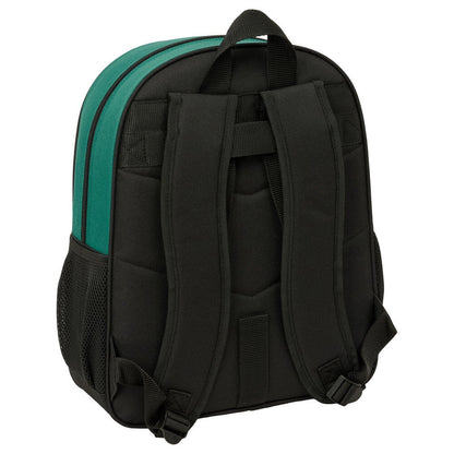Mochila Real Madrid SAFTA verde de 38 cm con bolsillo frontal - 2
